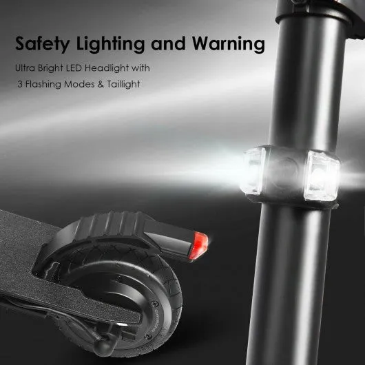 250W Portable Folding Electric Kick Scooter Brushless Motor 6" Tire
