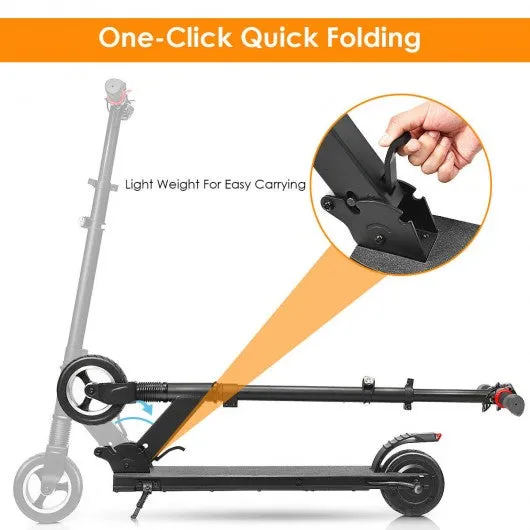 250W Portable Folding Electric Kick Scooter Brushless Motor 6" Tire