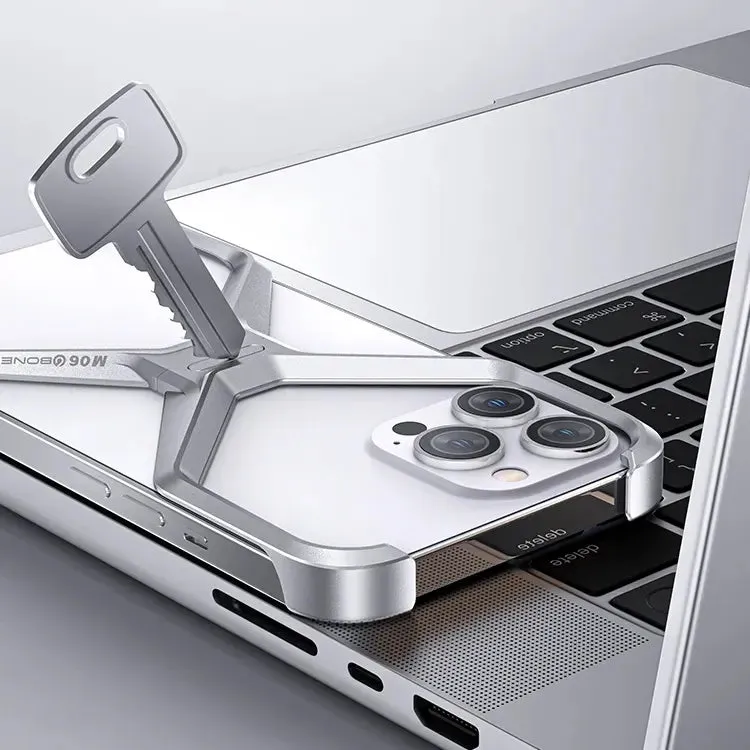 Armor Style Detachable Metal Alloy Hollow Case