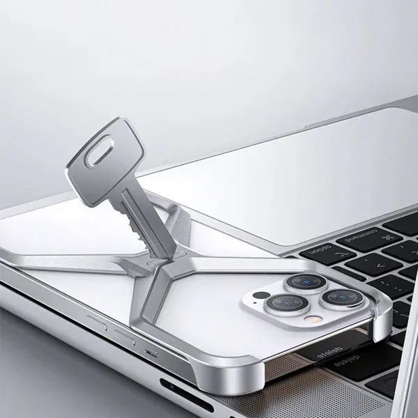 Armor Style Detachable Metal Alloy Hollow Case