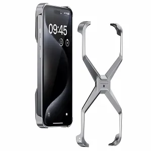 Armor Style Detachable Metal Alloy Hollow Case