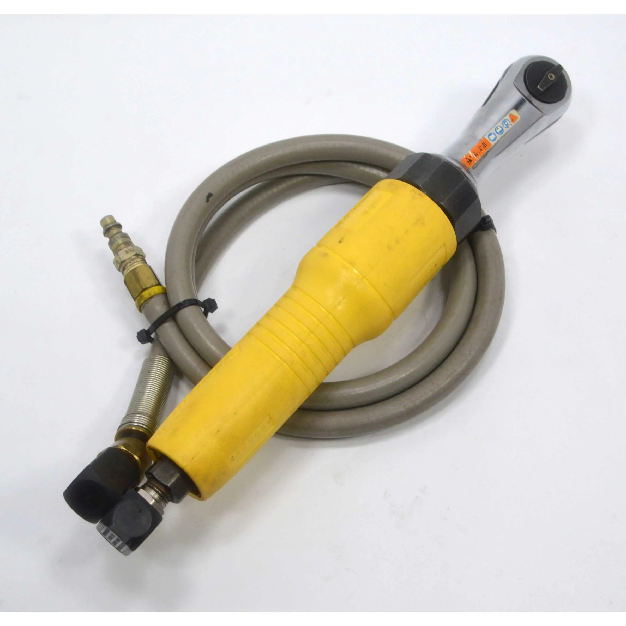 Briefly Used SNAP-ON PNEUMATIC RATCHET FAR720-Y Rare Yellow  SWIVEL ADAPTER AS60