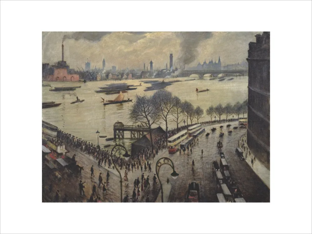 Christopher Richard Wynne Nevinson, Blackfriars Bridge, London