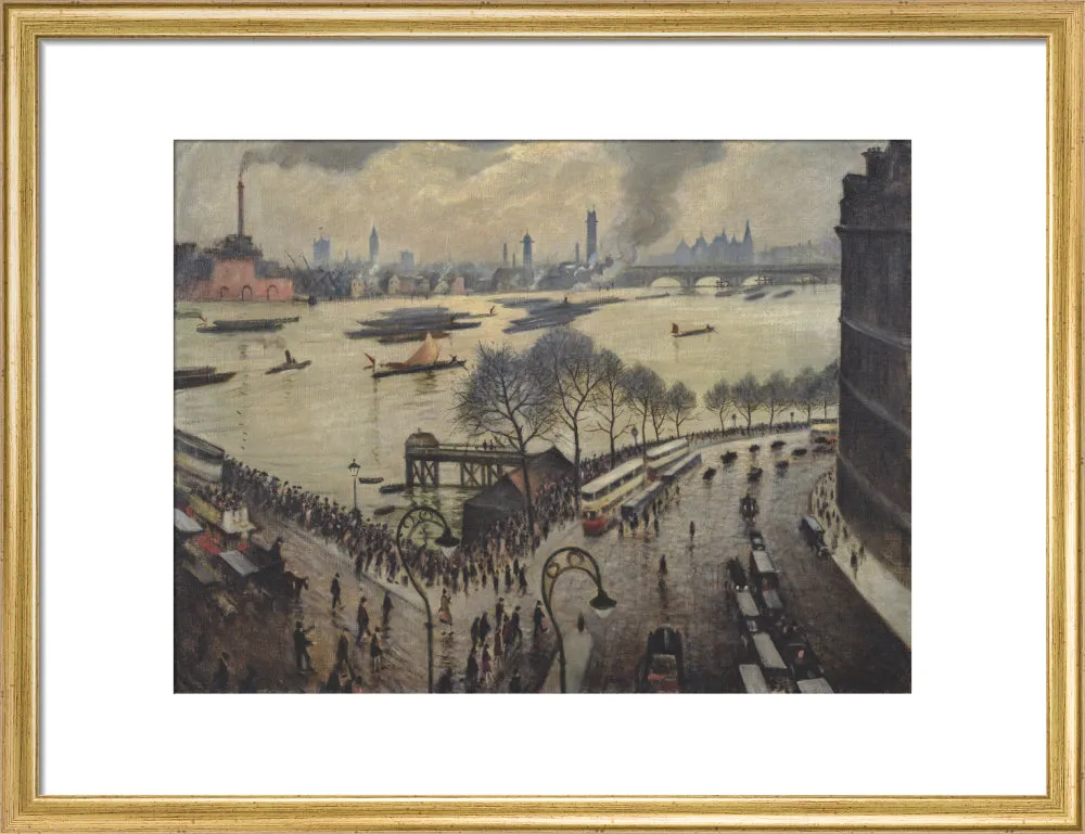 Christopher Richard Wynne Nevinson, Blackfriars Bridge, London