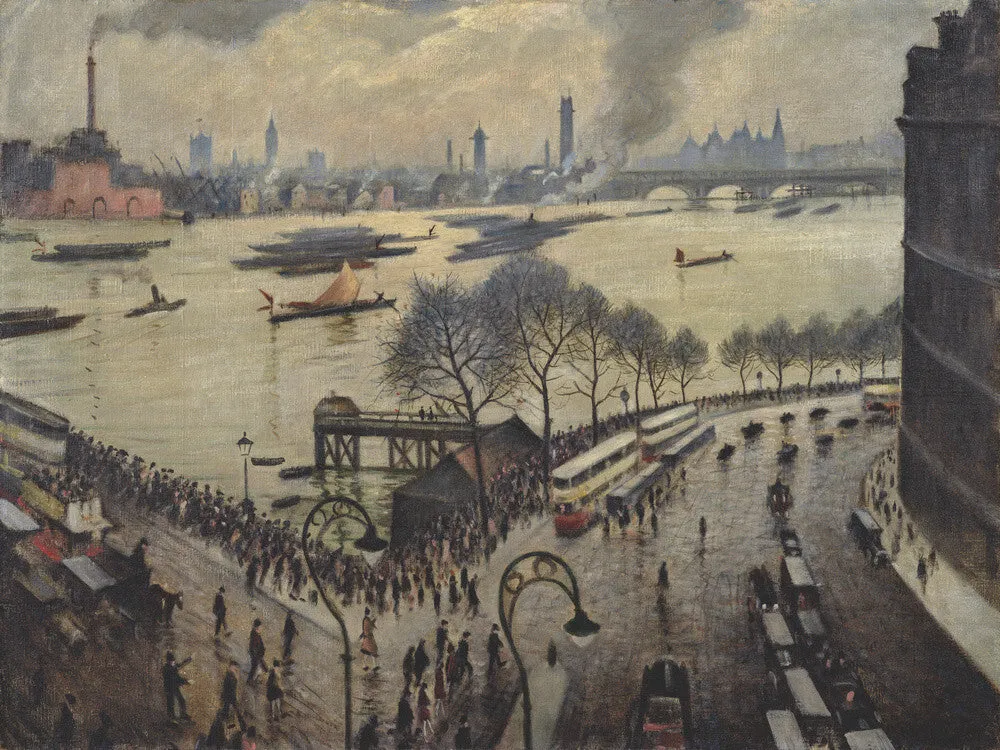 Christopher Richard Wynne Nevinson, Blackfriars Bridge, London