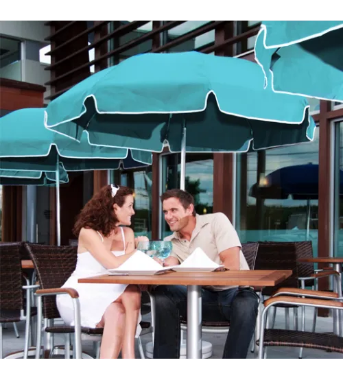 Commercial Standard 7.5' Aluminum Umbrella - Marine Grade Fabric