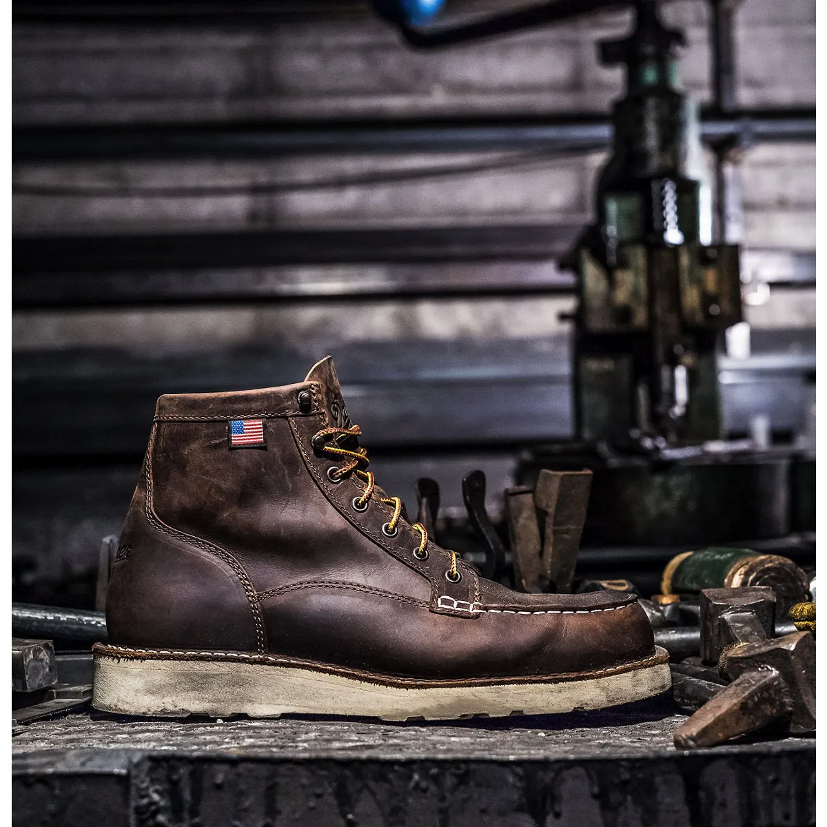 Danner Men's Bull Run Toe 6" Boot in Brown