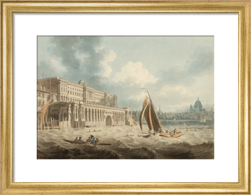Edward Dayes, Somerset House from the Thames