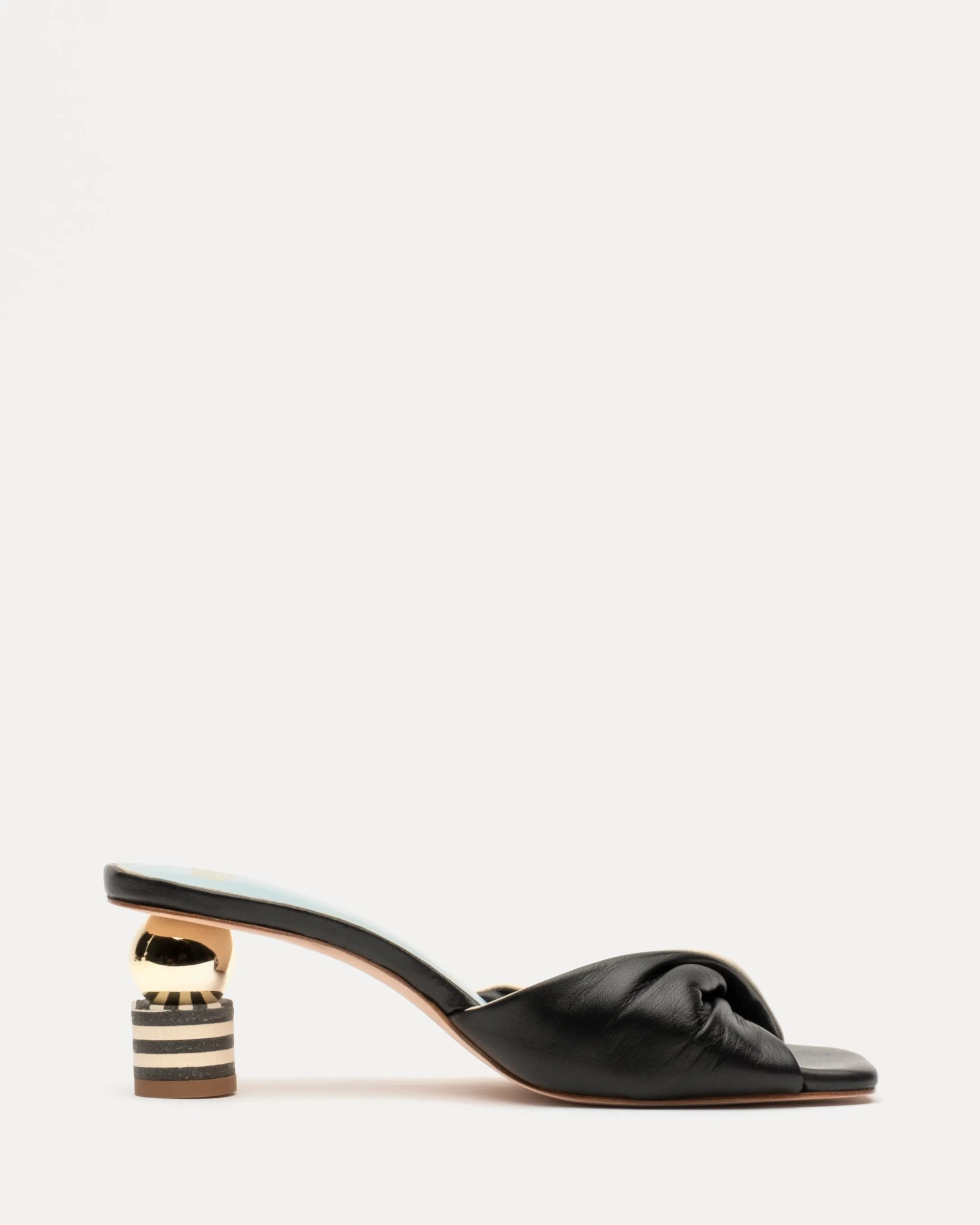 Farah Twist Kickball Heel Nappa Black Oyster