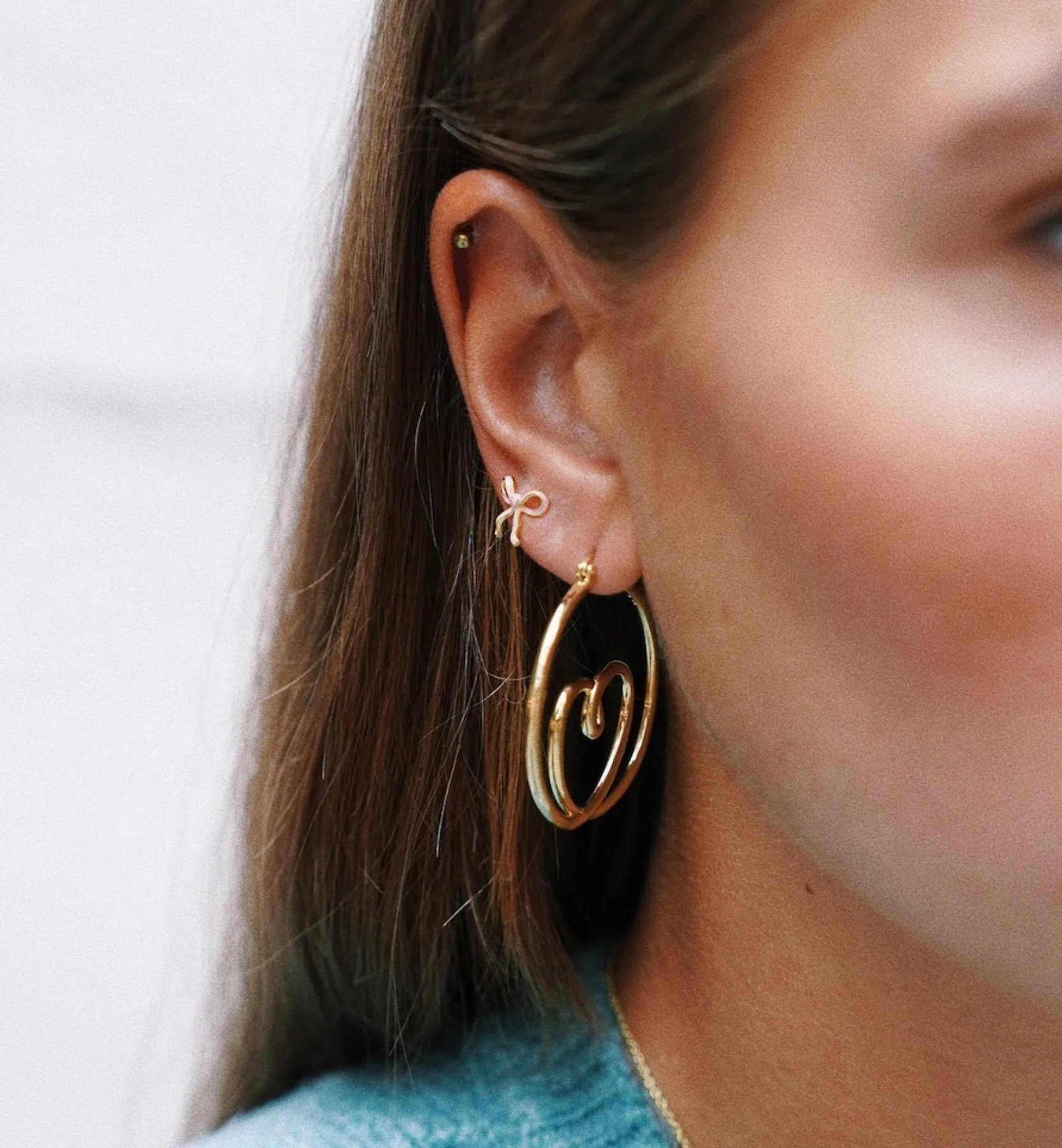 Head Over Heels Hoop Earrings