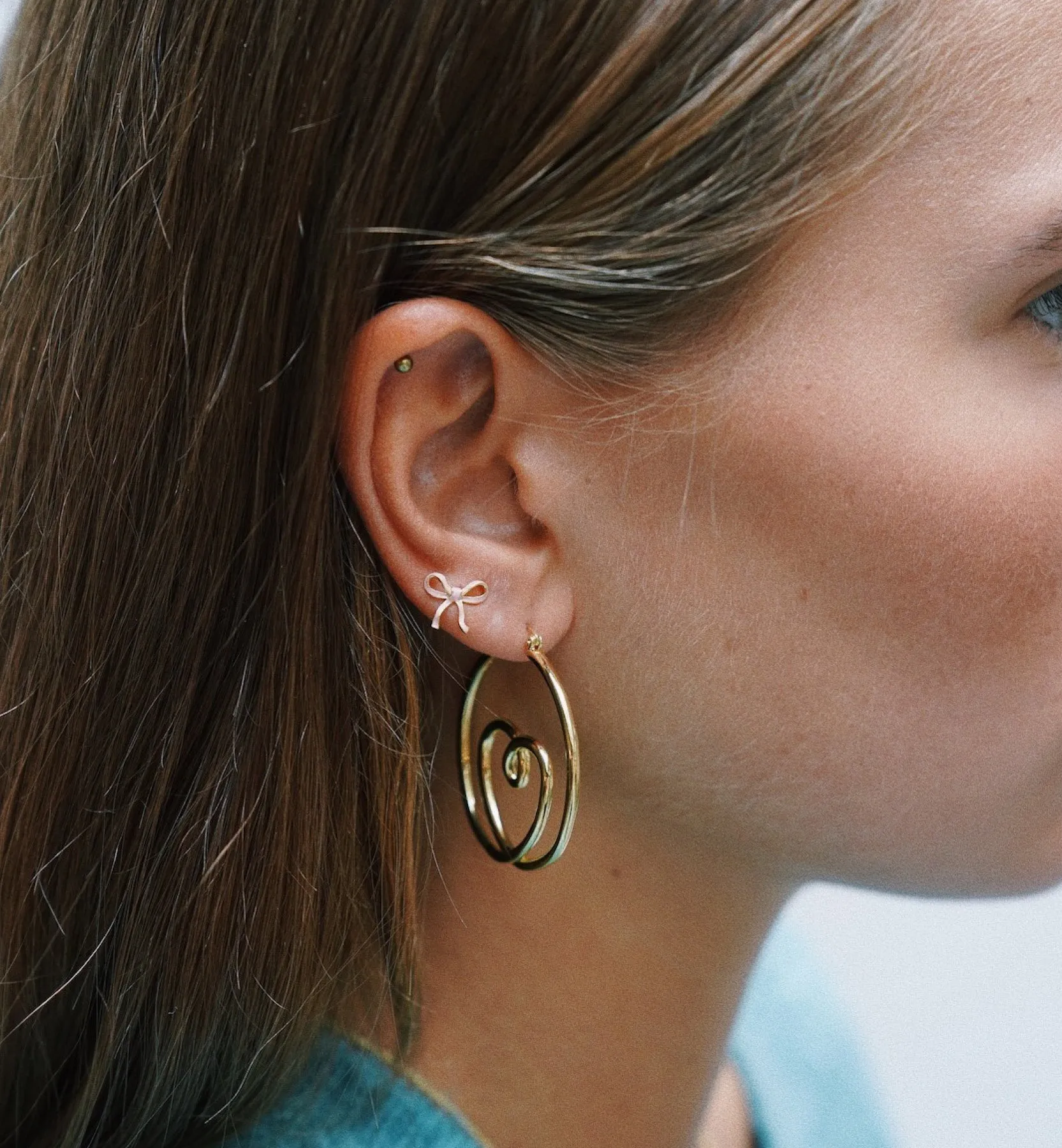 Head Over Heels Hoop Earrings