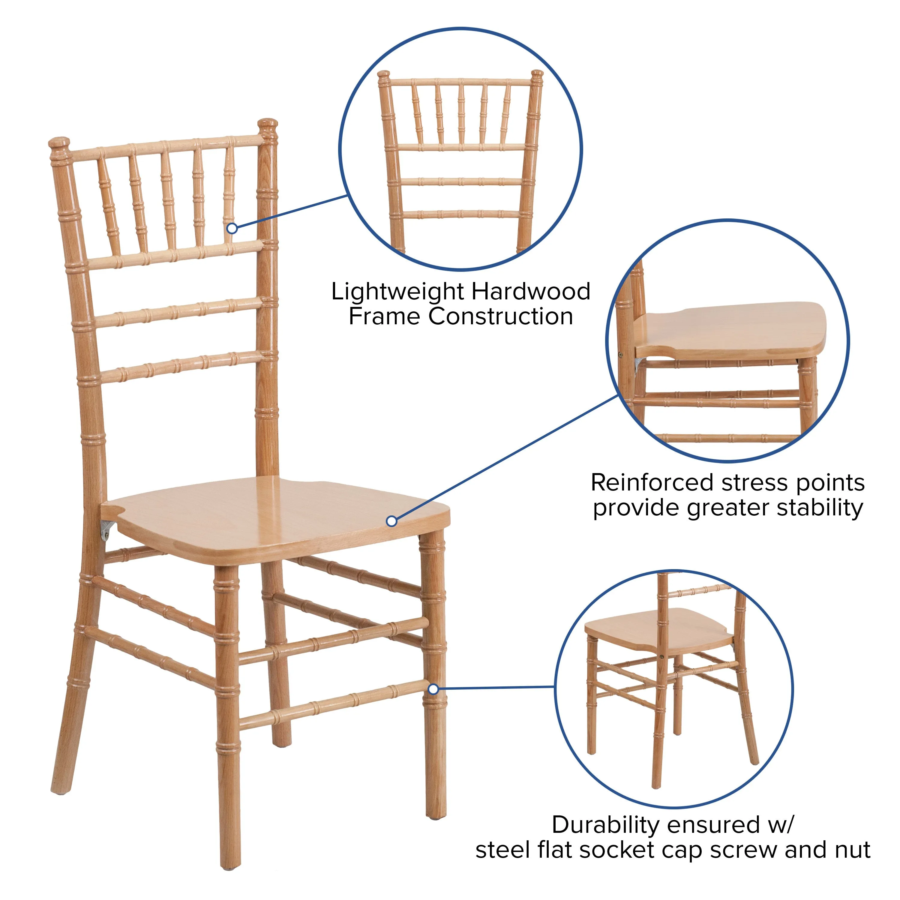 HERCULES Series Wood Chiavari Chair