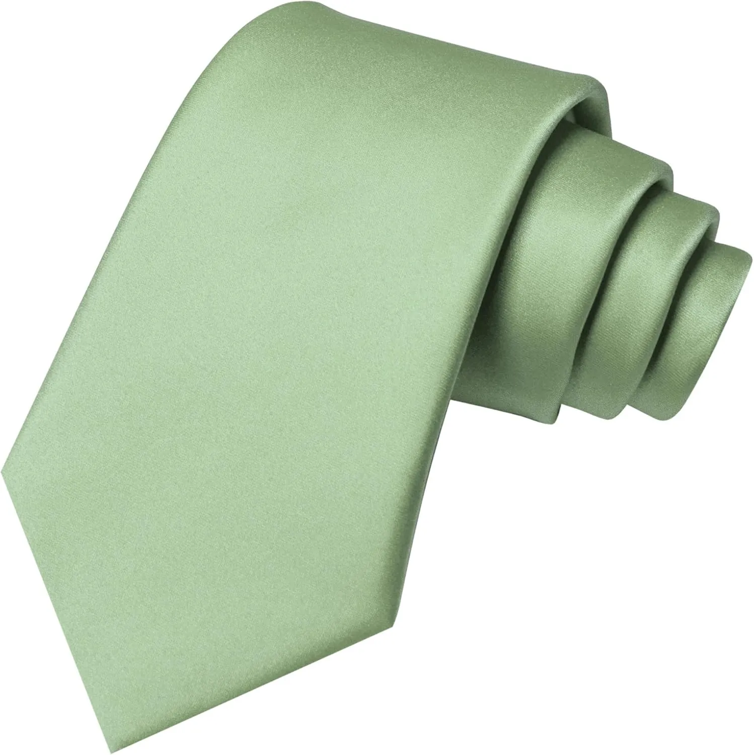RBOCOTT Solid Color Tie and Pocket Square Set for Men