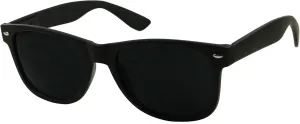 ShadyVEU Super Dark Black Sunglasses UV Protection Lens Spring Hinge 80s Vintage Retro Inspired Shades