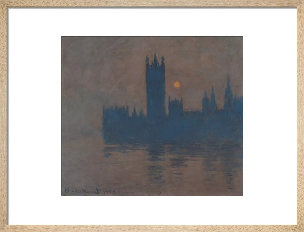 The Houses of Parliament. Sunset