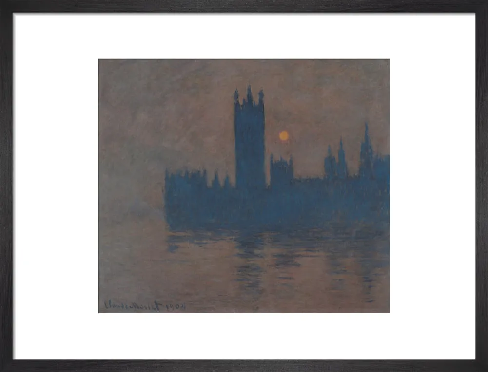 The Houses of Parliament. Sunset