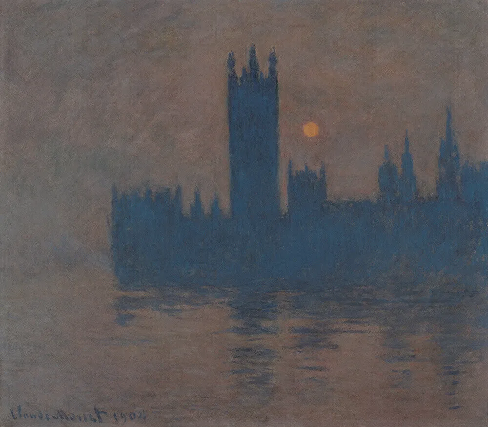 The Houses of Parliament. Sunset
