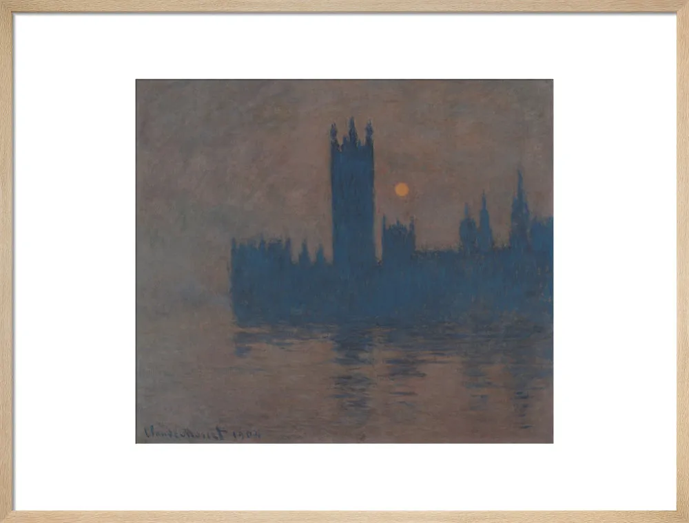 The Houses of Parliament. Sunset