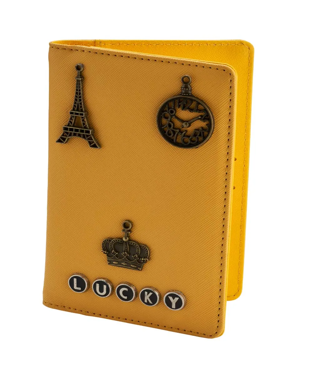 Yellow Passport Cover