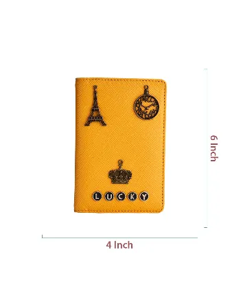 Yellow Passport Cover
